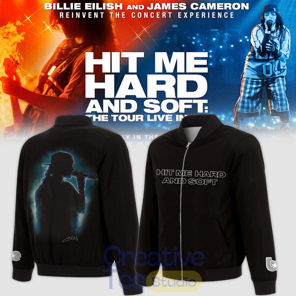 Billie Eilish Hit Me Hard and Soft The Tour 2026 Bomber Jacket