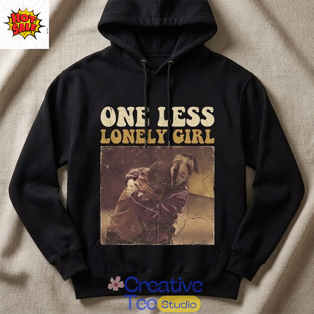 Billie Eilish Justin Bieber One Less Lonely Girl Vintage T-Shirt 2026