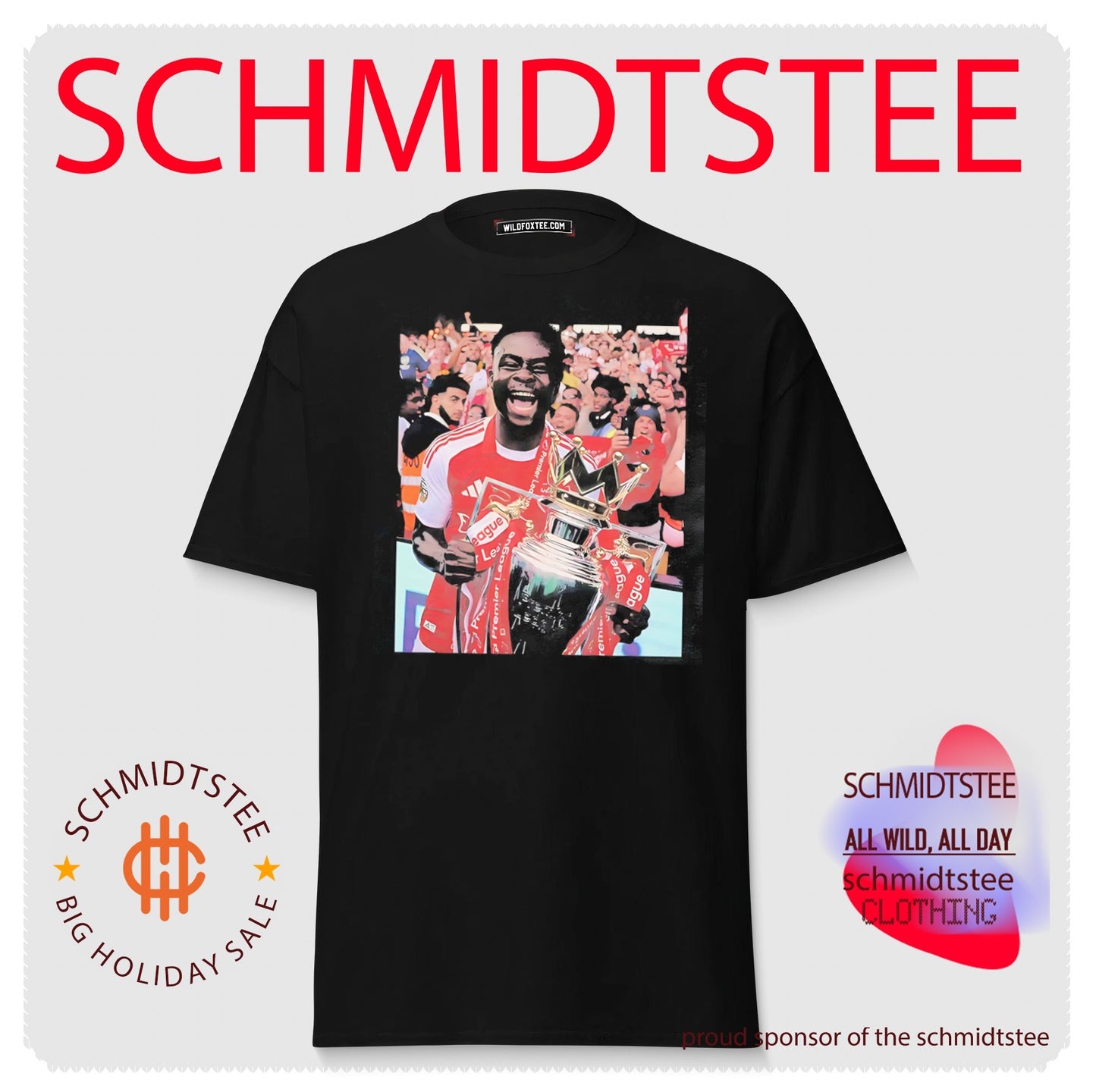 Bukayo Saka Raya Premier League Champion 2026 shirt