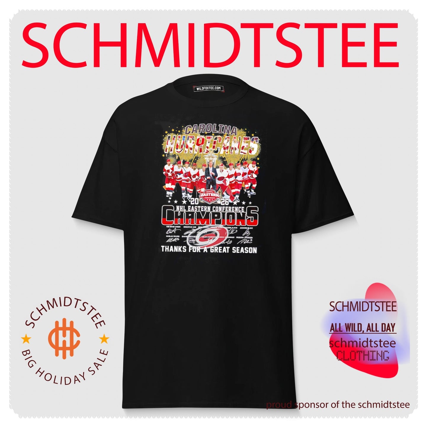 Carolina Hurricanes NHL Eastern Conference Champions thanks for a great season shirt