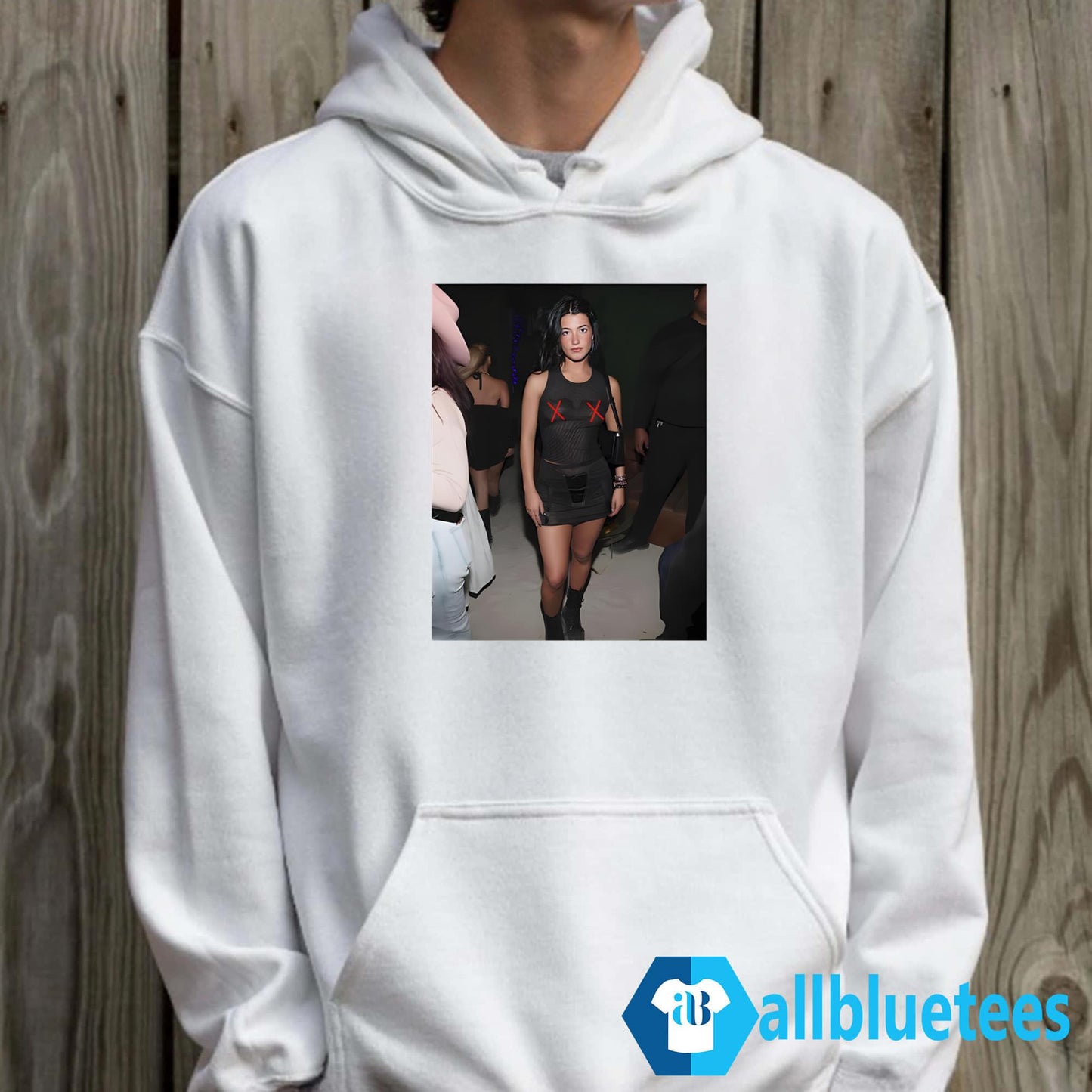 Charli D’Amelio Black Mesh Shirt