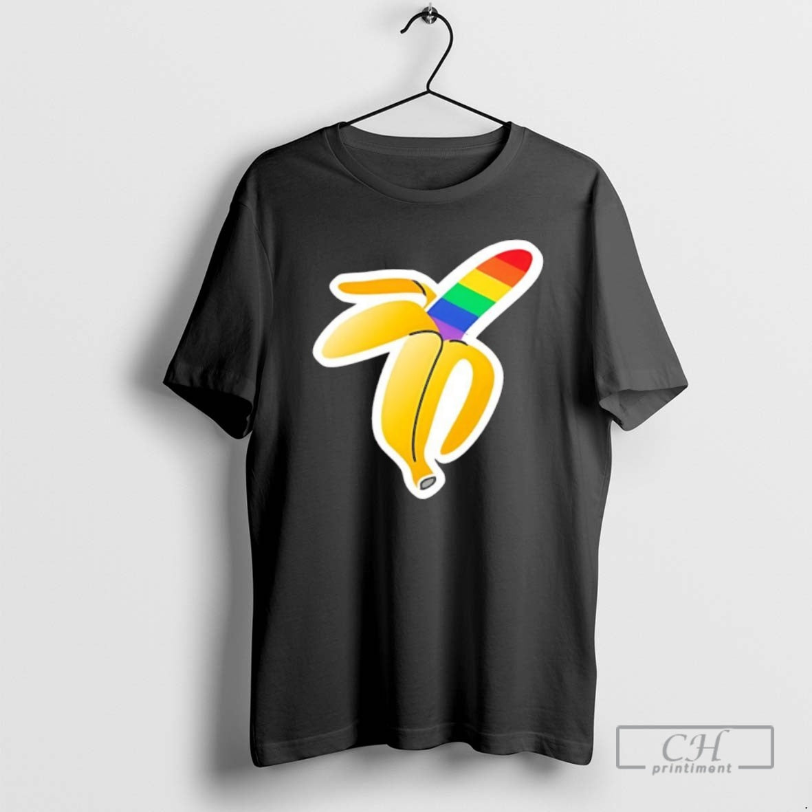 Classic Banana Lgbt Pride Collection Rainbow Shirt Sweater