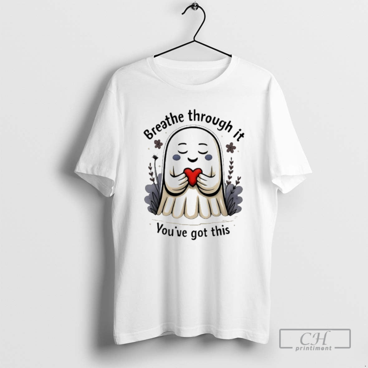 Classic Ghost Breathe Through It Youve Got This Shirt Sweater