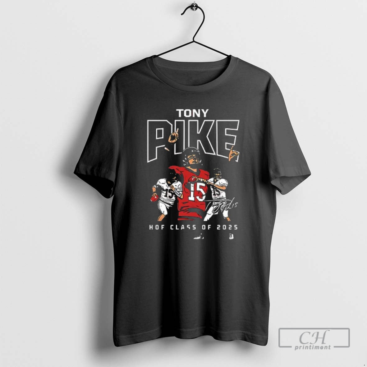 Classic Top Carolina Panthers Tony Pike Hof Class Of 2025 Shirt Sweater