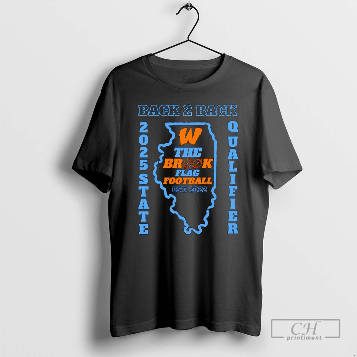 Classic Willowbrook Back 2 Back 2025 State Qualifier The Brook Flag Football Shirt Sweater