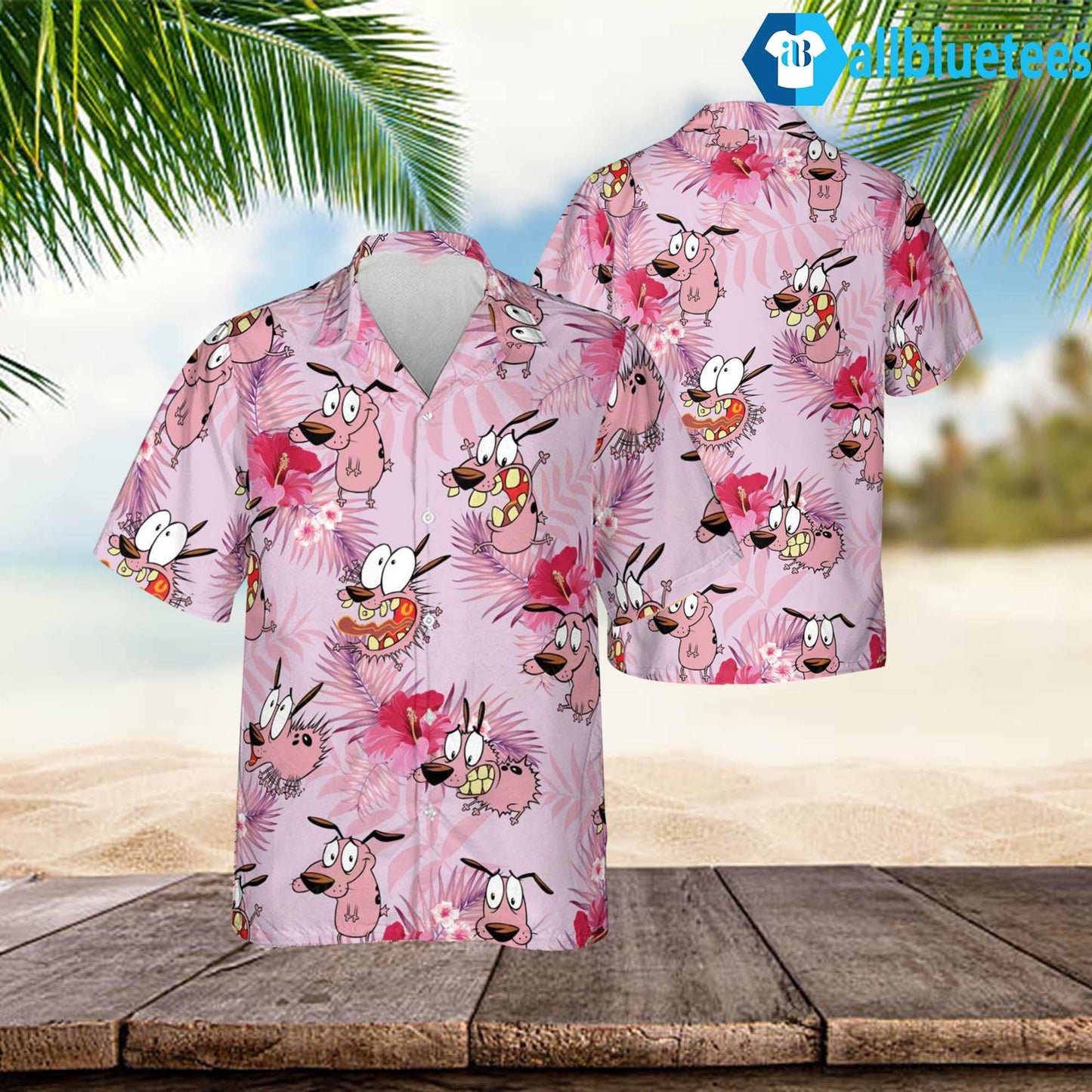 Coward Dog Hawaiian Shirt