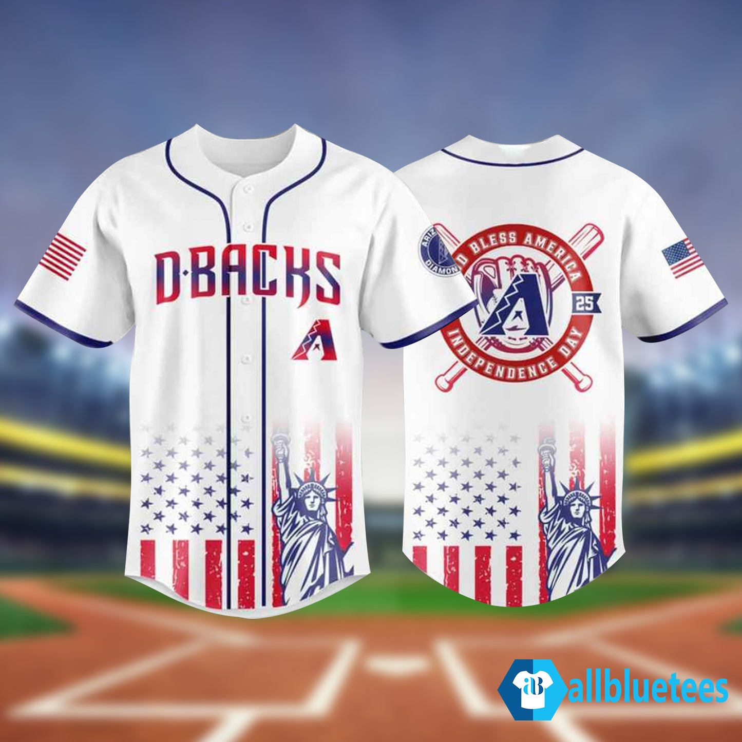 D-Backs God Bless America Independence Day Jersey 2025