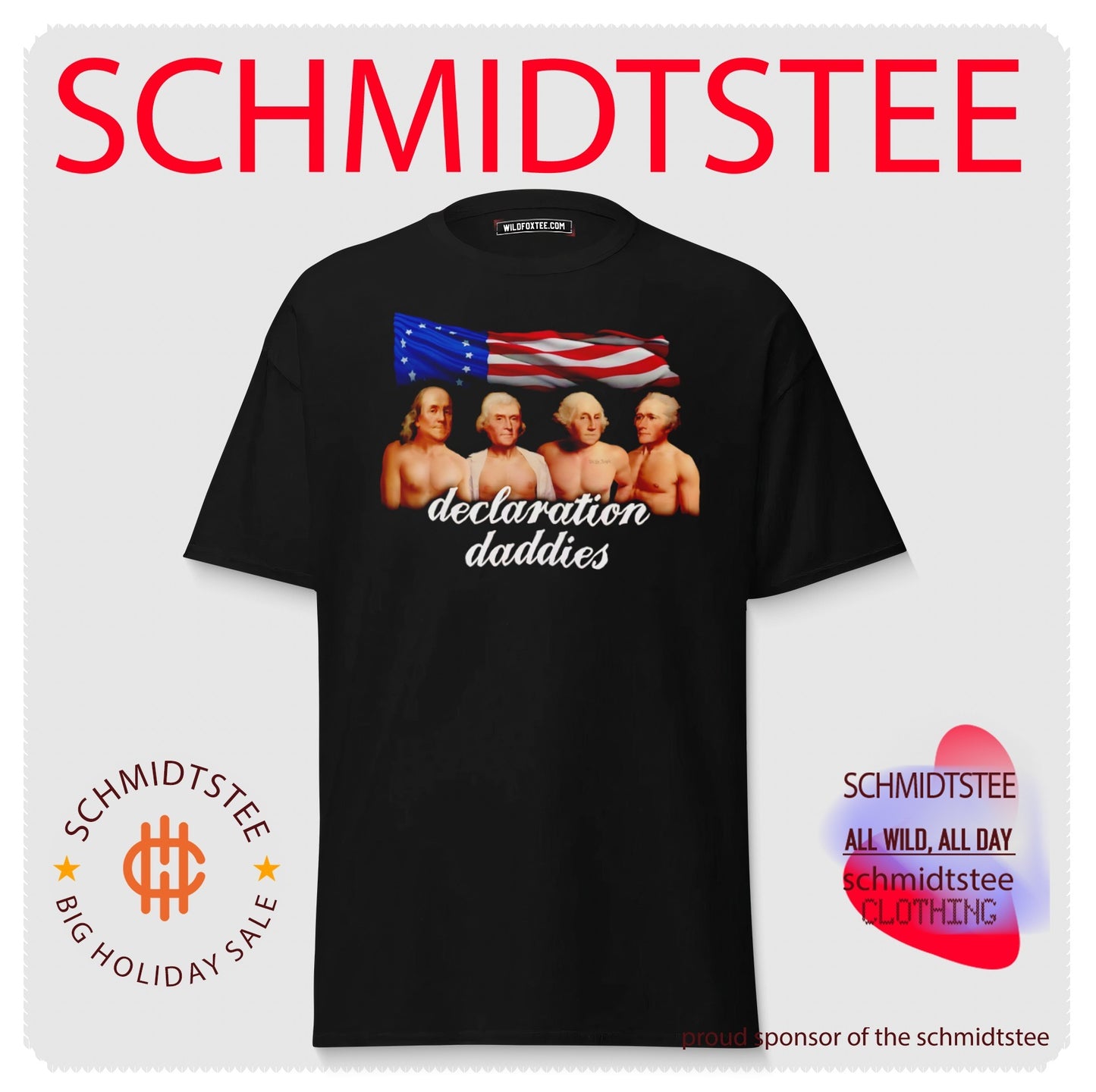 Declaration Daddies 4th of July Founding Fathers America 250 funny shirt