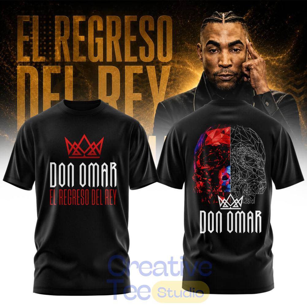 Don Omar El Regreso Del Rey World Tour 2026 Special Tee Hoodie