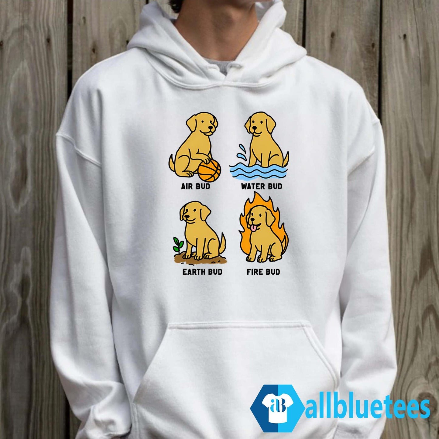 Elemental Bud Air Bud Water Bub Earth Bub Fire Bud Shirt