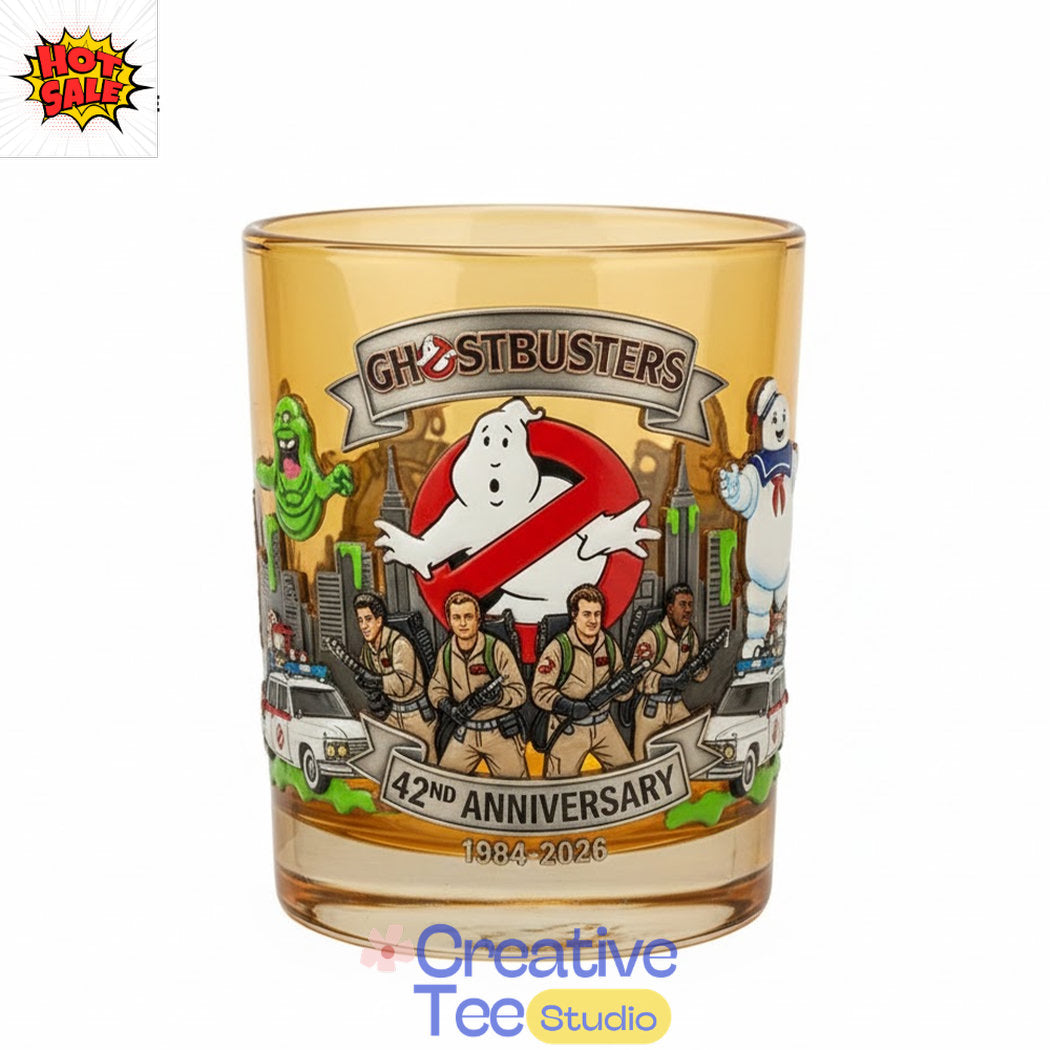 Ghostbusters 42nd Anniversary Whiskey Glass