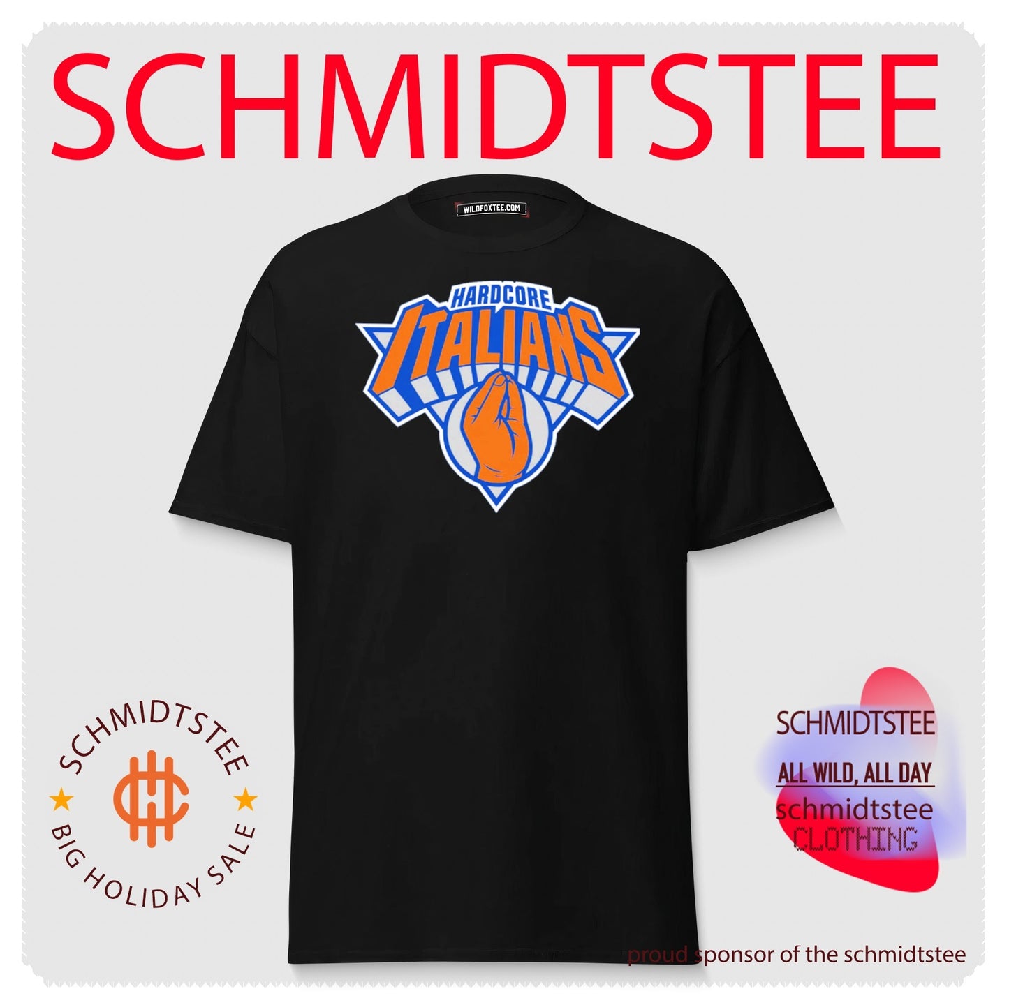 Hardcore Italians NY New York Knicks logo shirt