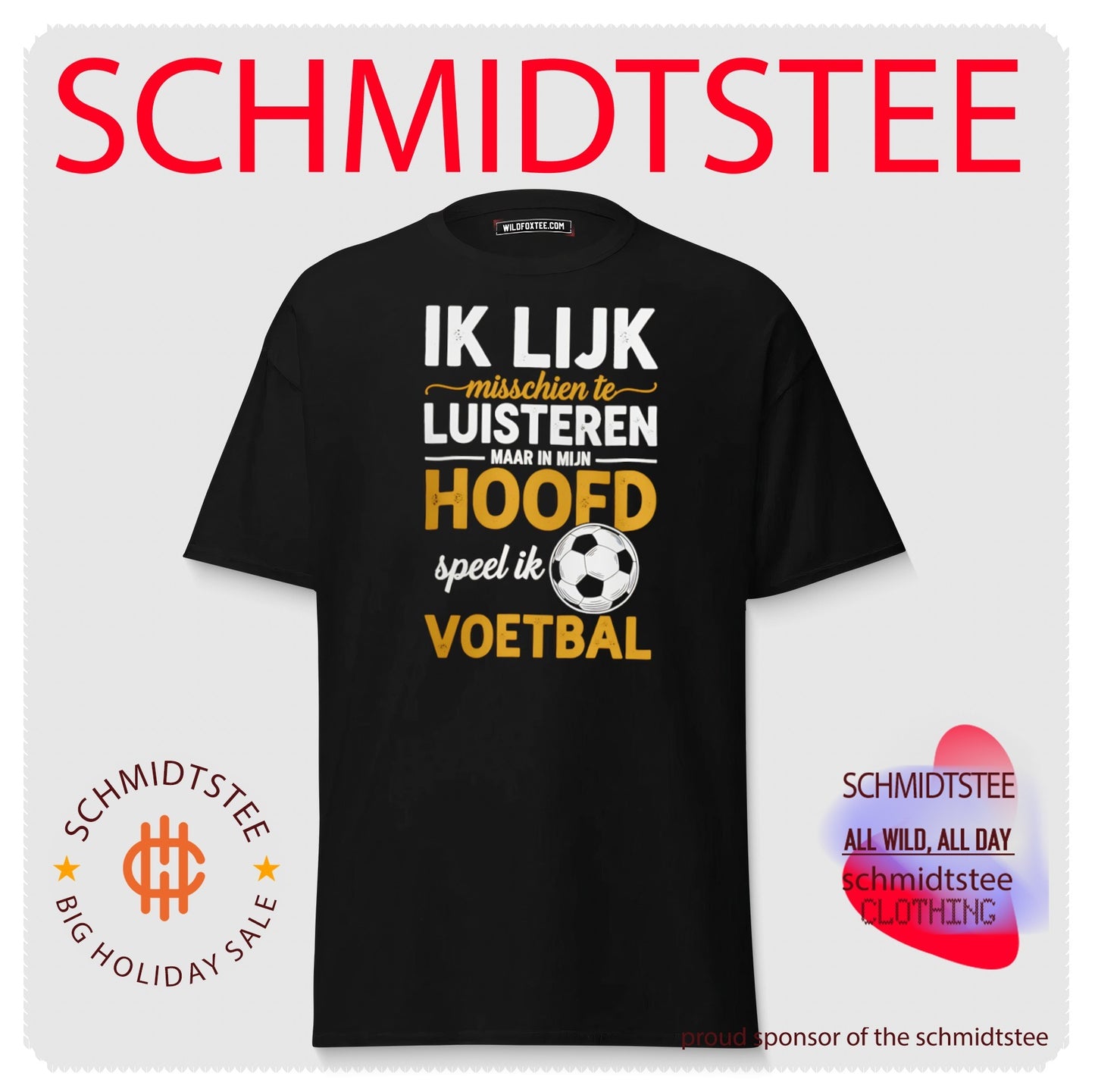 Ik Lijk misschien te Luisteren maar in mijn hoofd speel ik voetbal shirt