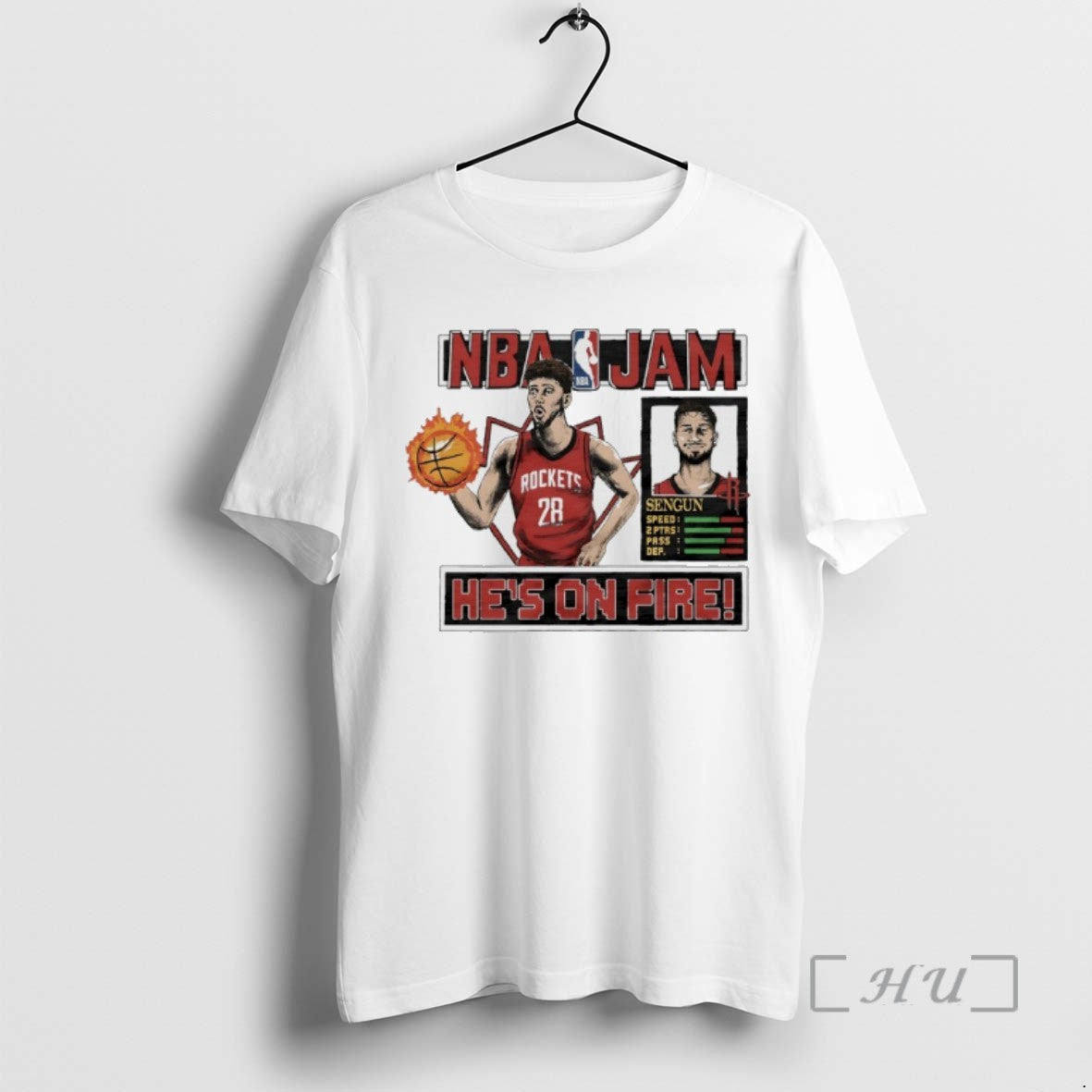 Limited Edition Alperen Sengun Hes On Fire Houston Rockets Nba Jam