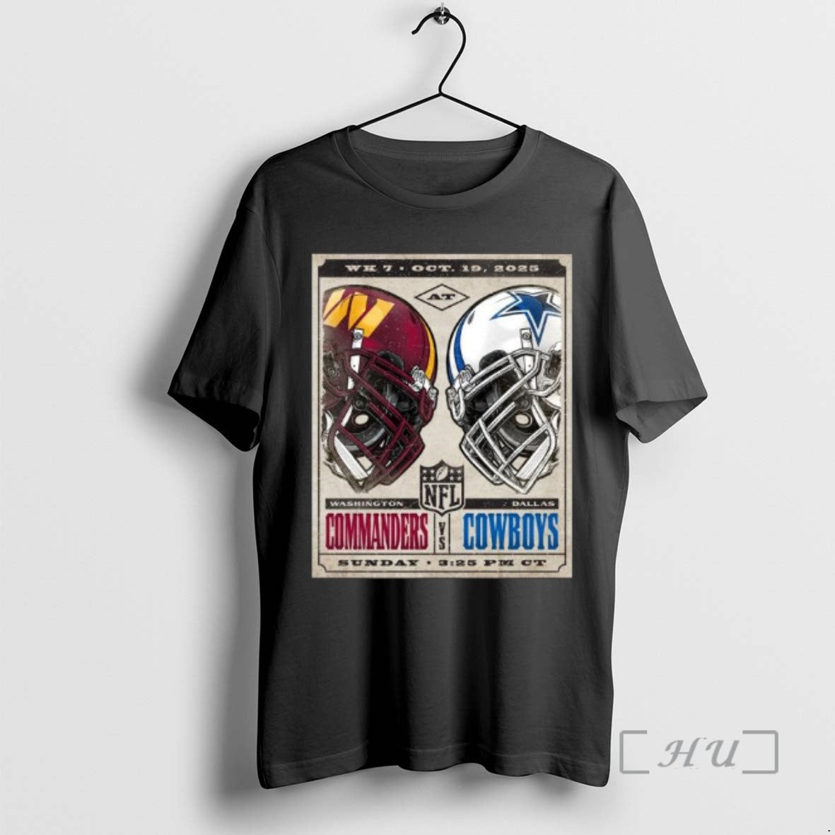Limited Edition Commanders Vs Cowboys 2025 Gameday Matchup Week 7