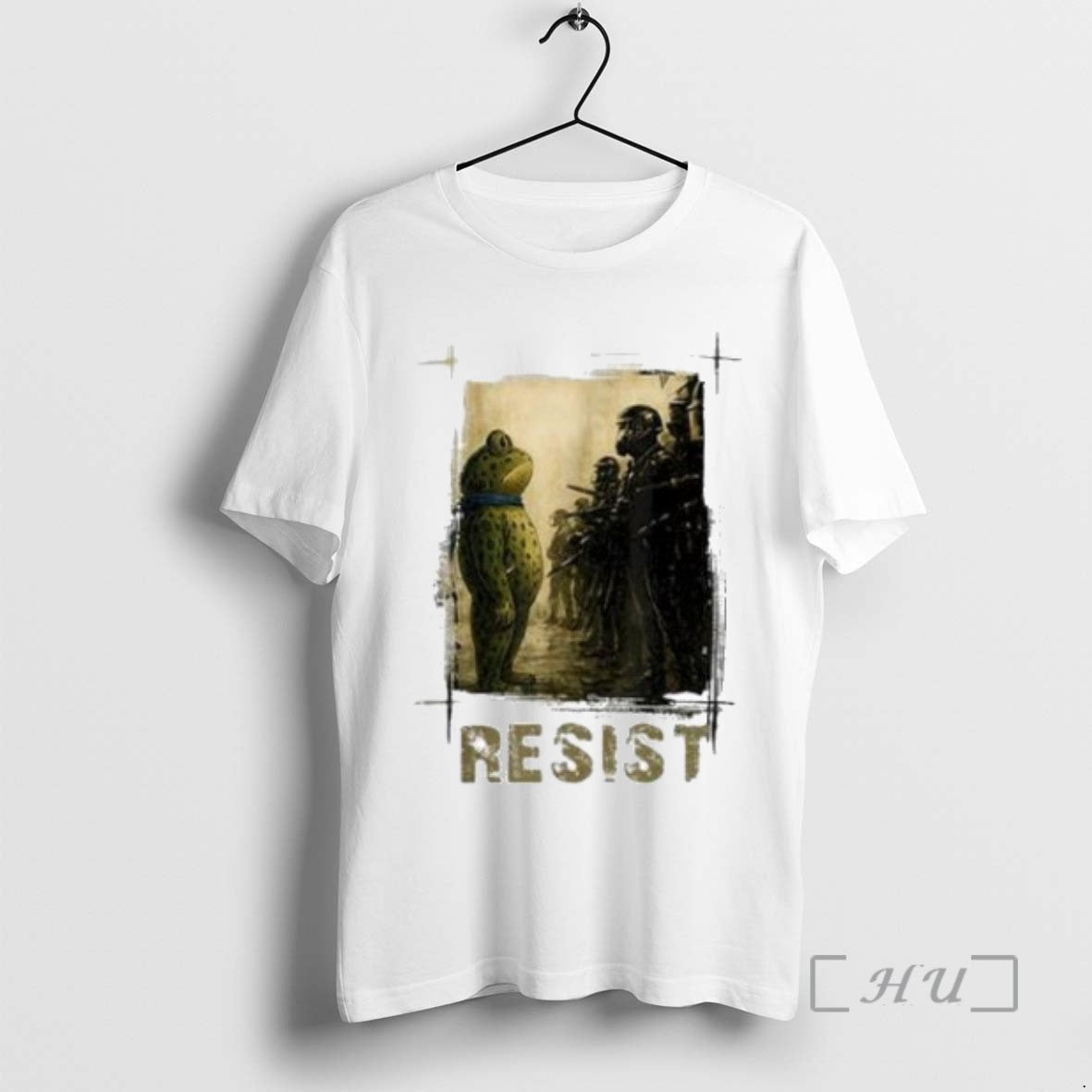 Limited Edition Resist Frog Vs Police Powerful Protest Portland Frog 2025