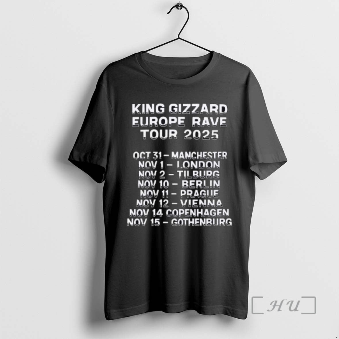 Limited Edition King Gizzard Europe Rave Tour 2025
