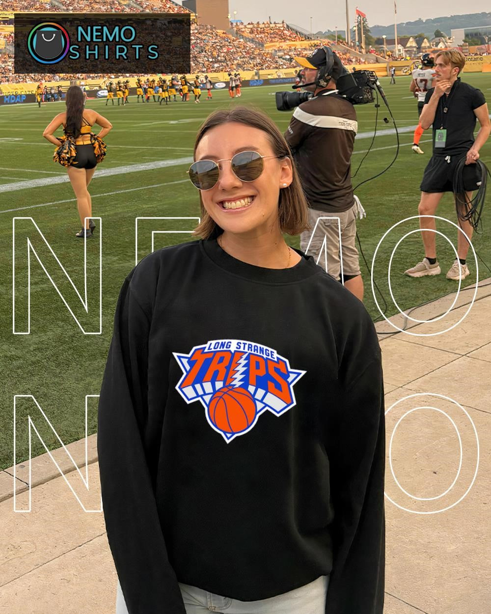 Long Strange Trips New York Knicks parody logo shirt