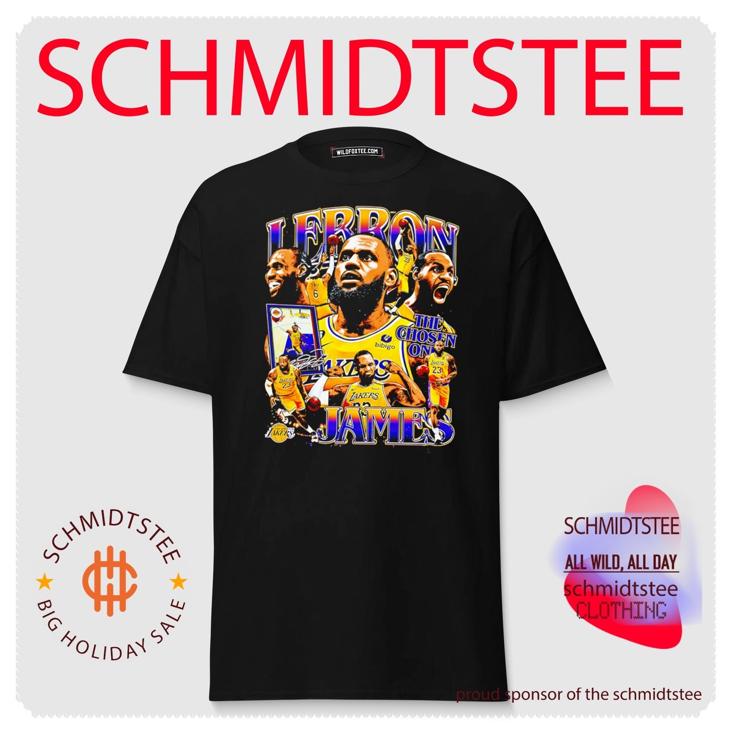 Los Angeles Lakers LeBron James the chosen one signature vintage shirt