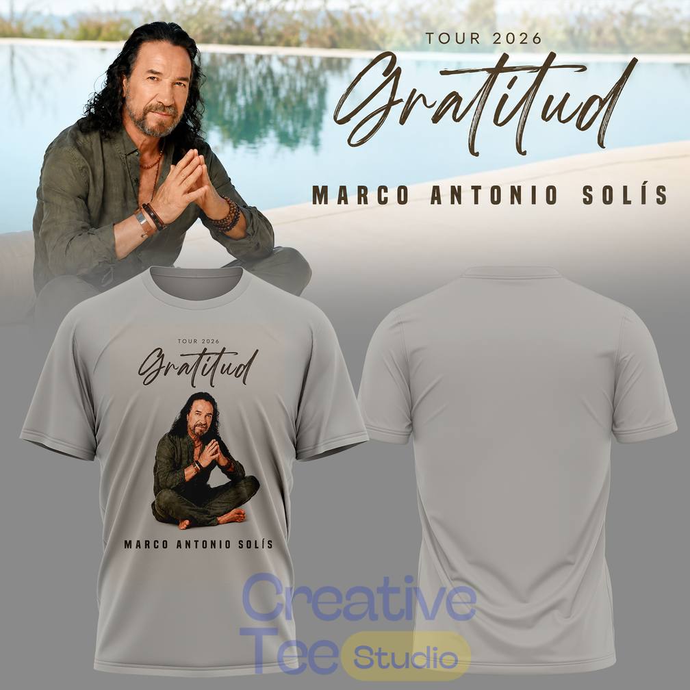 Marco Antonio Solís Gratitud Tour 2026 El Buki Special T-Shirt