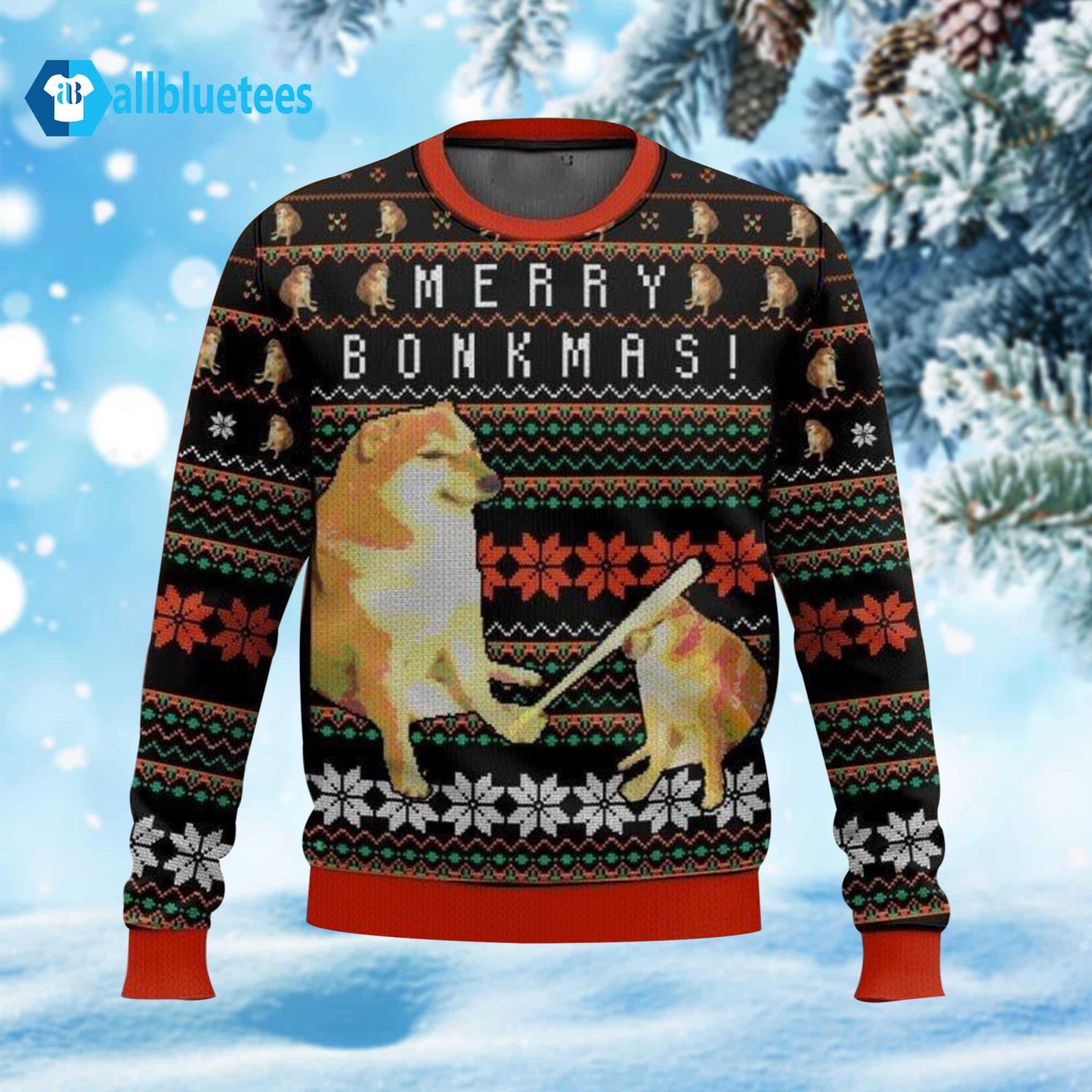 Merry Bonkmas Ugly Christmas Sweater
