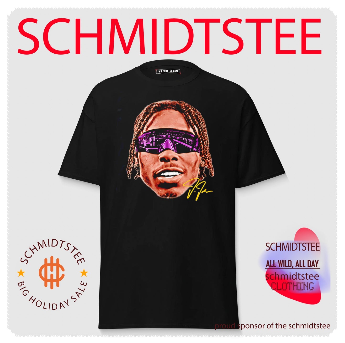 Minnesota Timberwolves Jetta Shades big head signature shirt