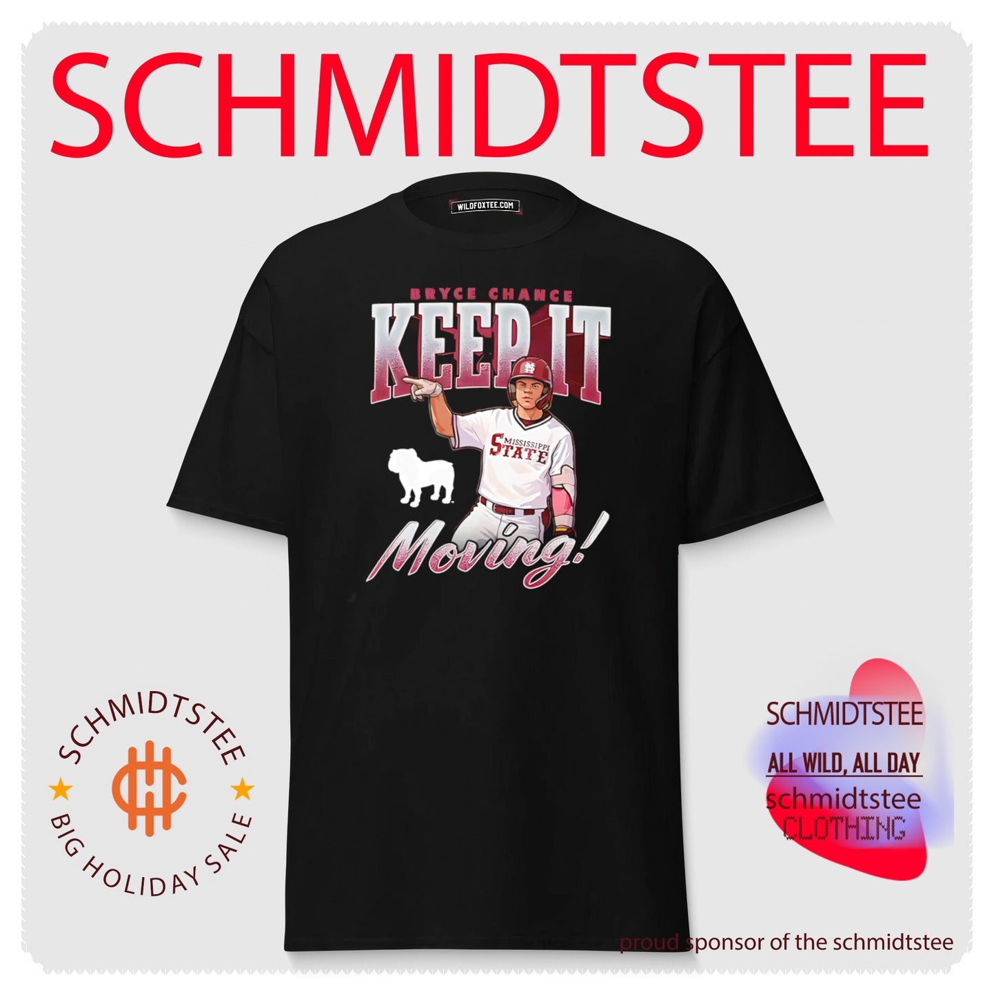 Mississippi State baseball Bryce Chance Keep it moving shirt