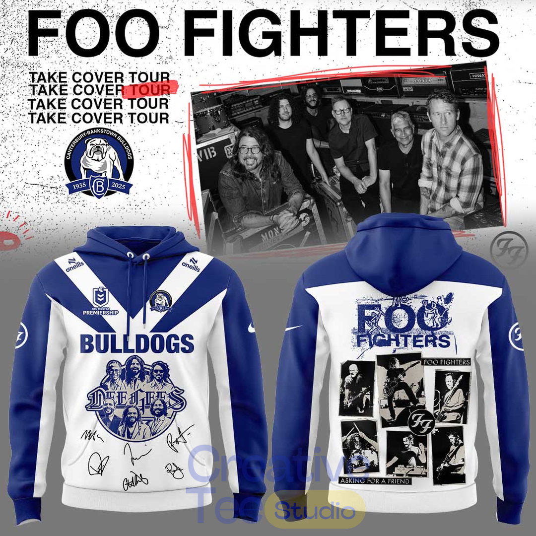 NRL All Teams x Foo Fighters 2026 Australia Stadium Tour Hoodie