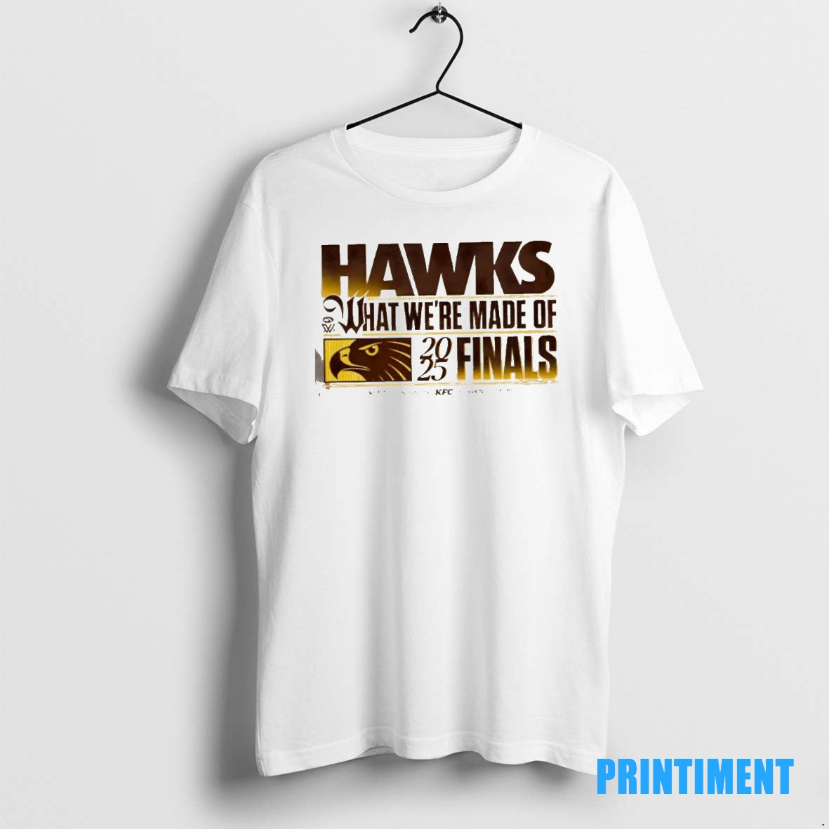 Official 2025 Aflw What Were Made Of Finals Hawthorn Hawks Tee Sweater