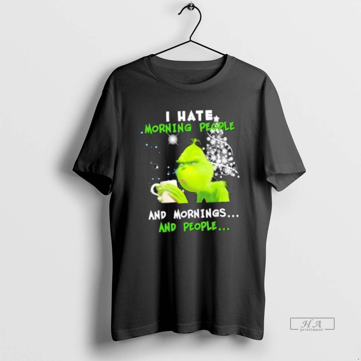 Official Grinch I Hate Morning People And Mornings And People Merry Christmas