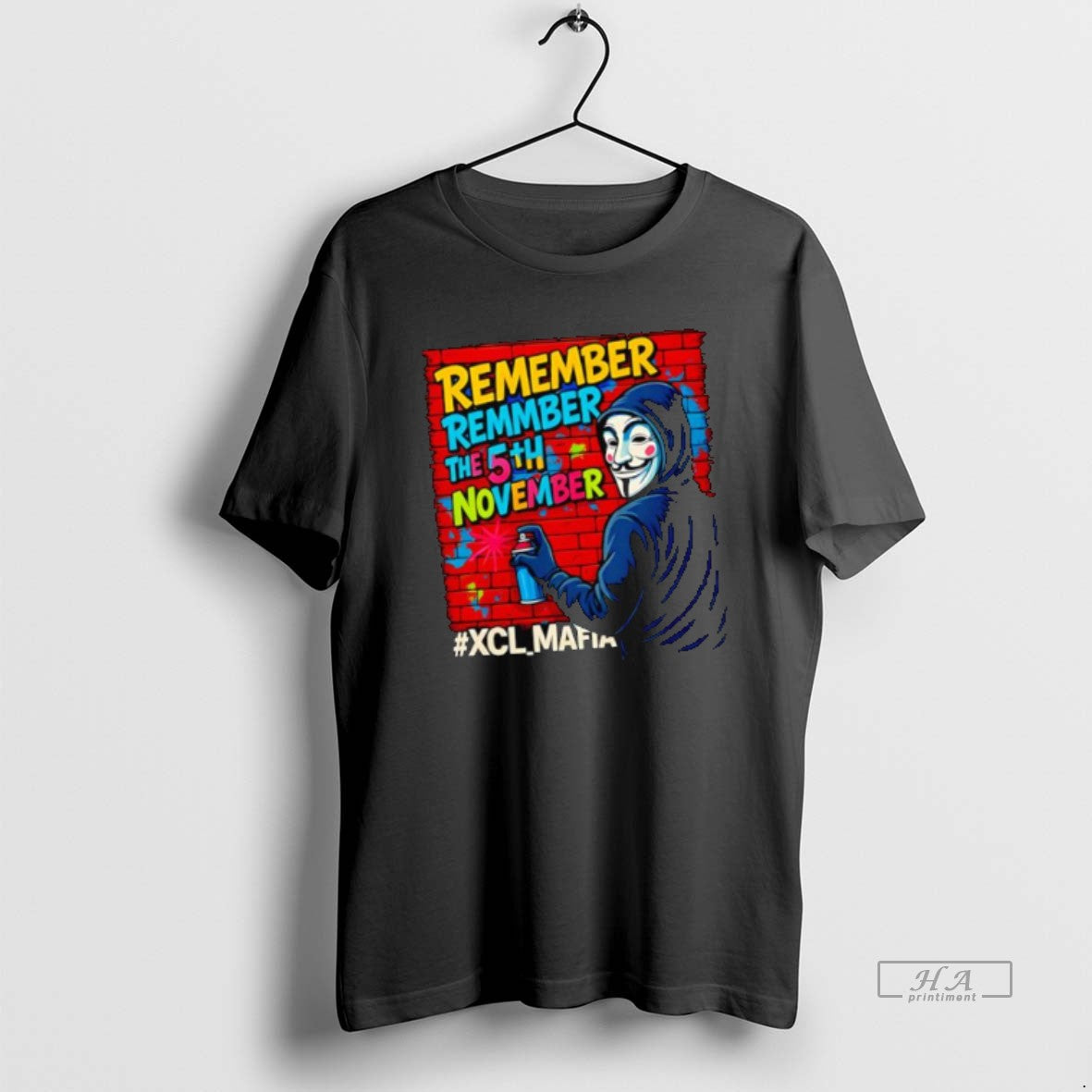 Official Guy Fawkes Mask Xcl Mafia Remember Remmber The 5th November
