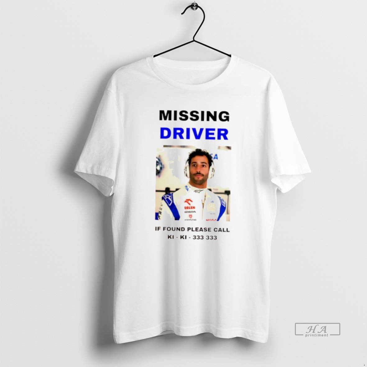 Official Missing Driver Daniel Ricciardo If Found Please Call Ki Ki 333 333