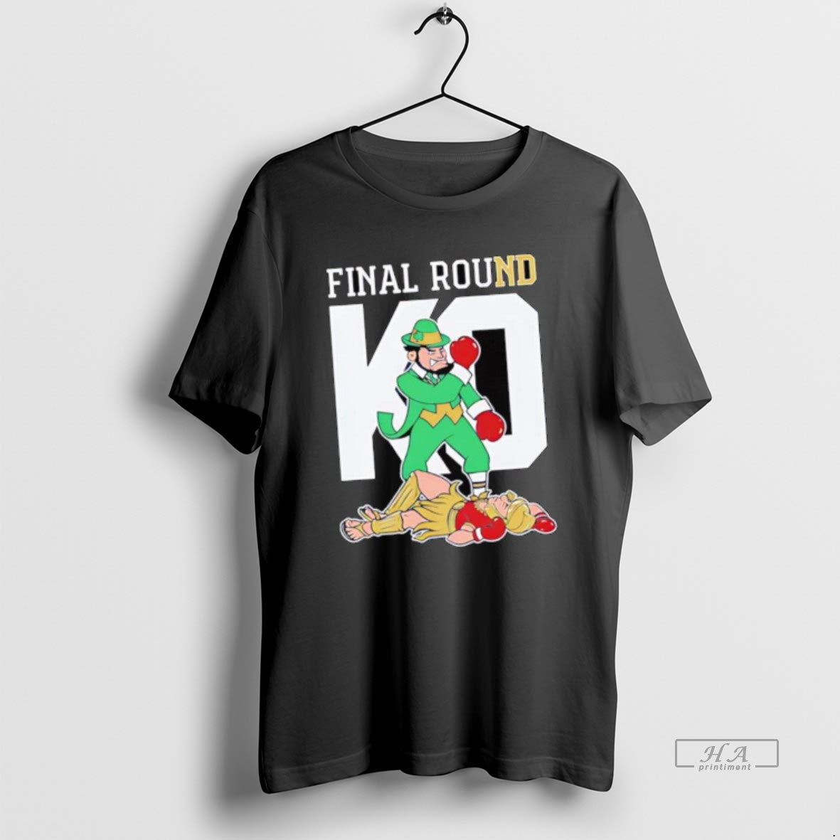 Official Notre Dame Fighting Irish Final Round Ko Mascot