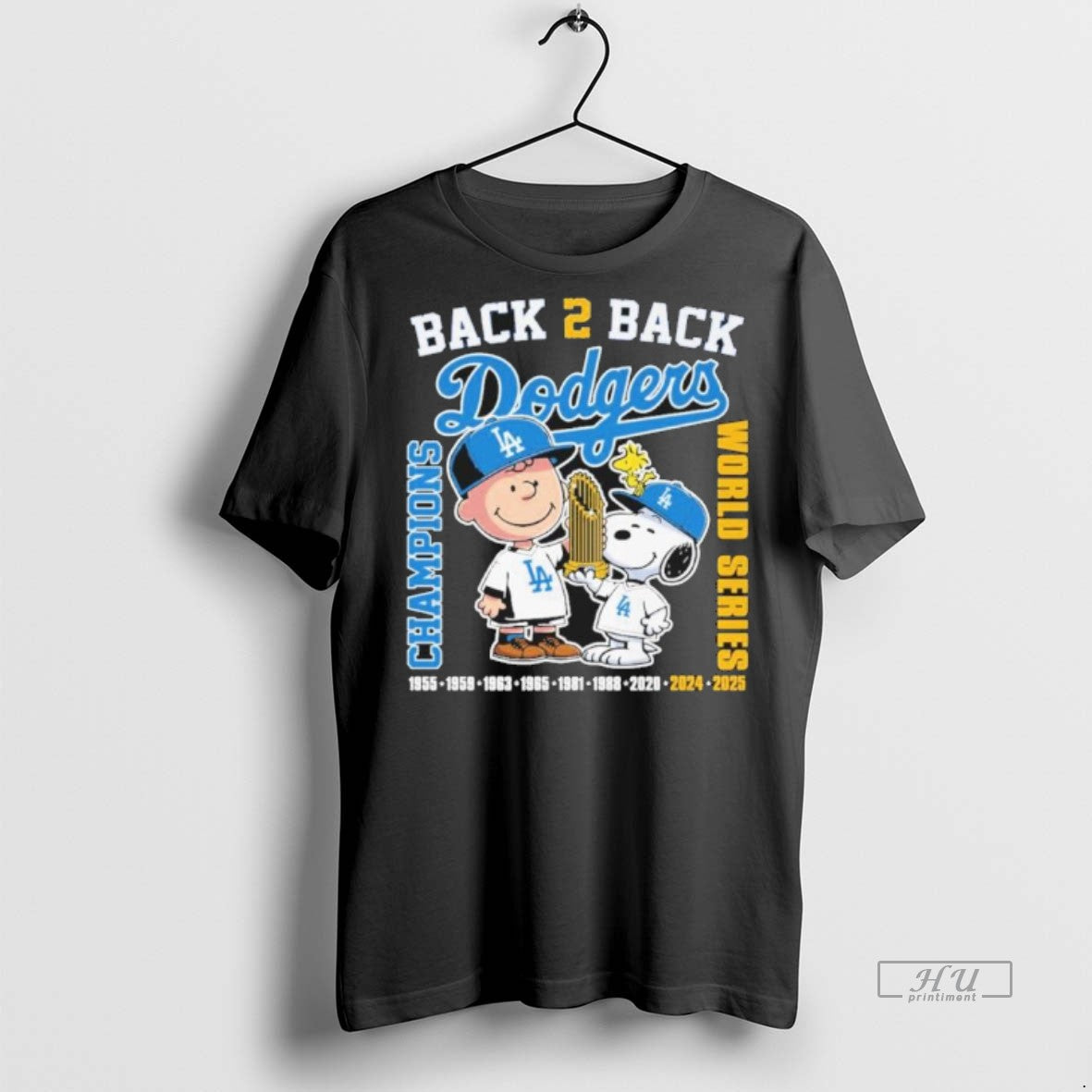 Officials Back To Back Dodgers World Series Champions The Peanuts Premium Tee Shirt Sweater