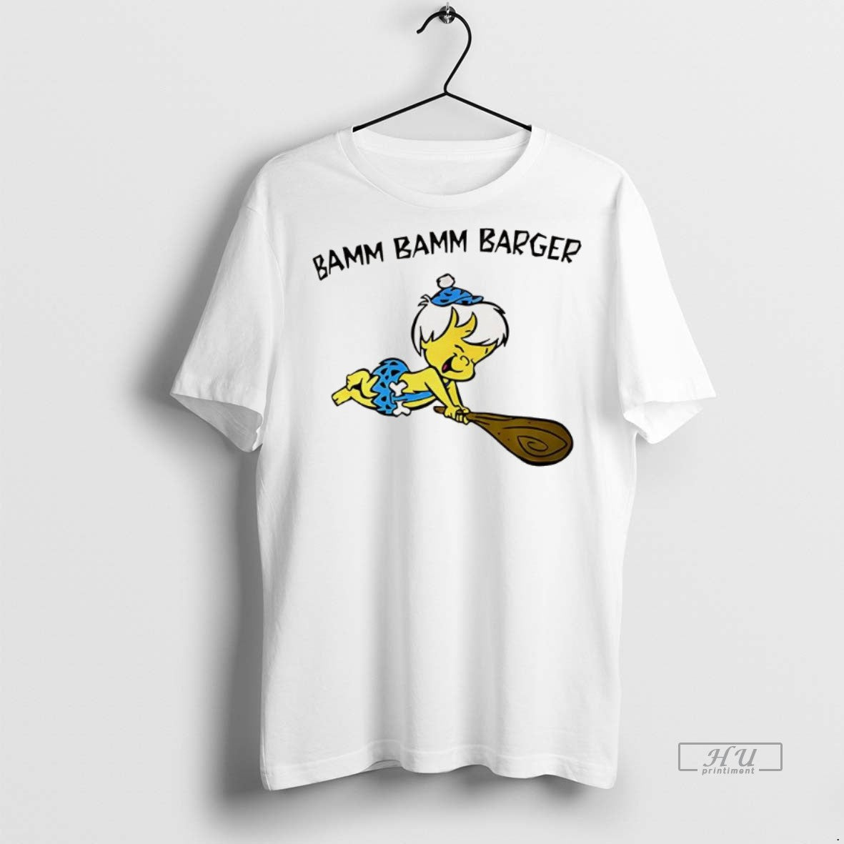 Officials Bamm Bamm Barger The Flintstones Cartoon Character Graphic Tee Shirt Sweater