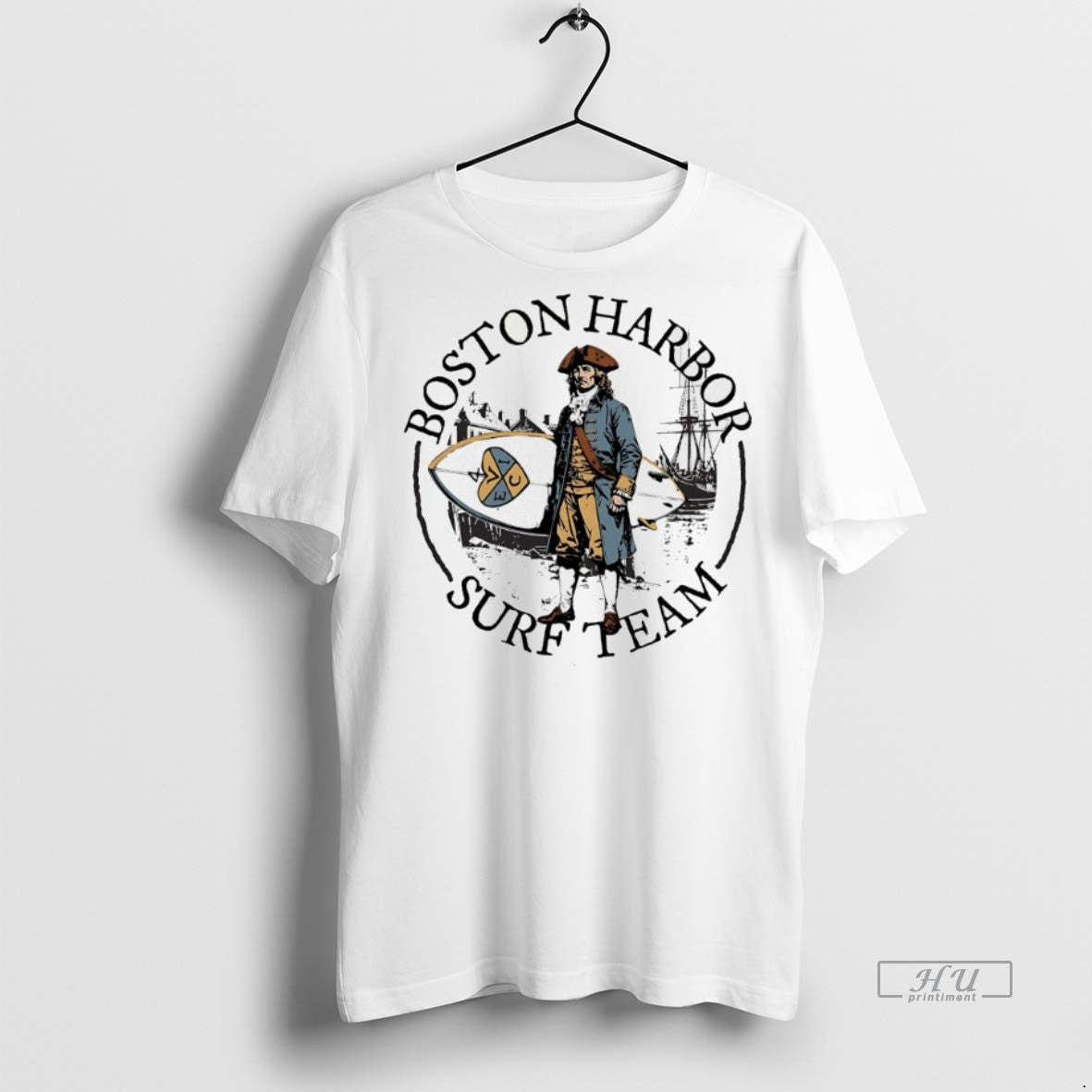 Officials Boston Harbor Surf Team Graphic Tee Shirt Sweater