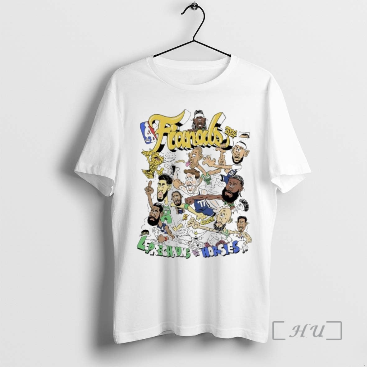 Officials Celtics Vs Mavericks 2024 Nba Finals Player Caricature