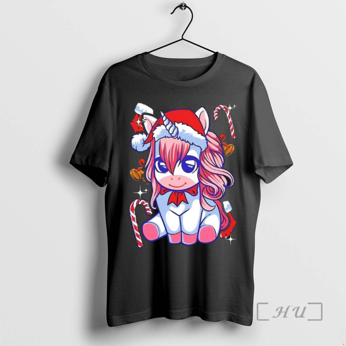 Officials Cute Unicorn Candy Cane Christmas
