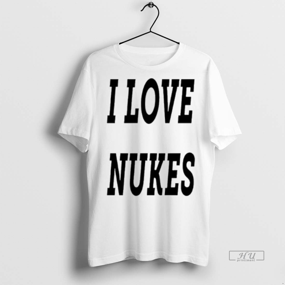 Officials Dj Smokey Wearing I Love Nukes Graphic Tee Shirt Sweater