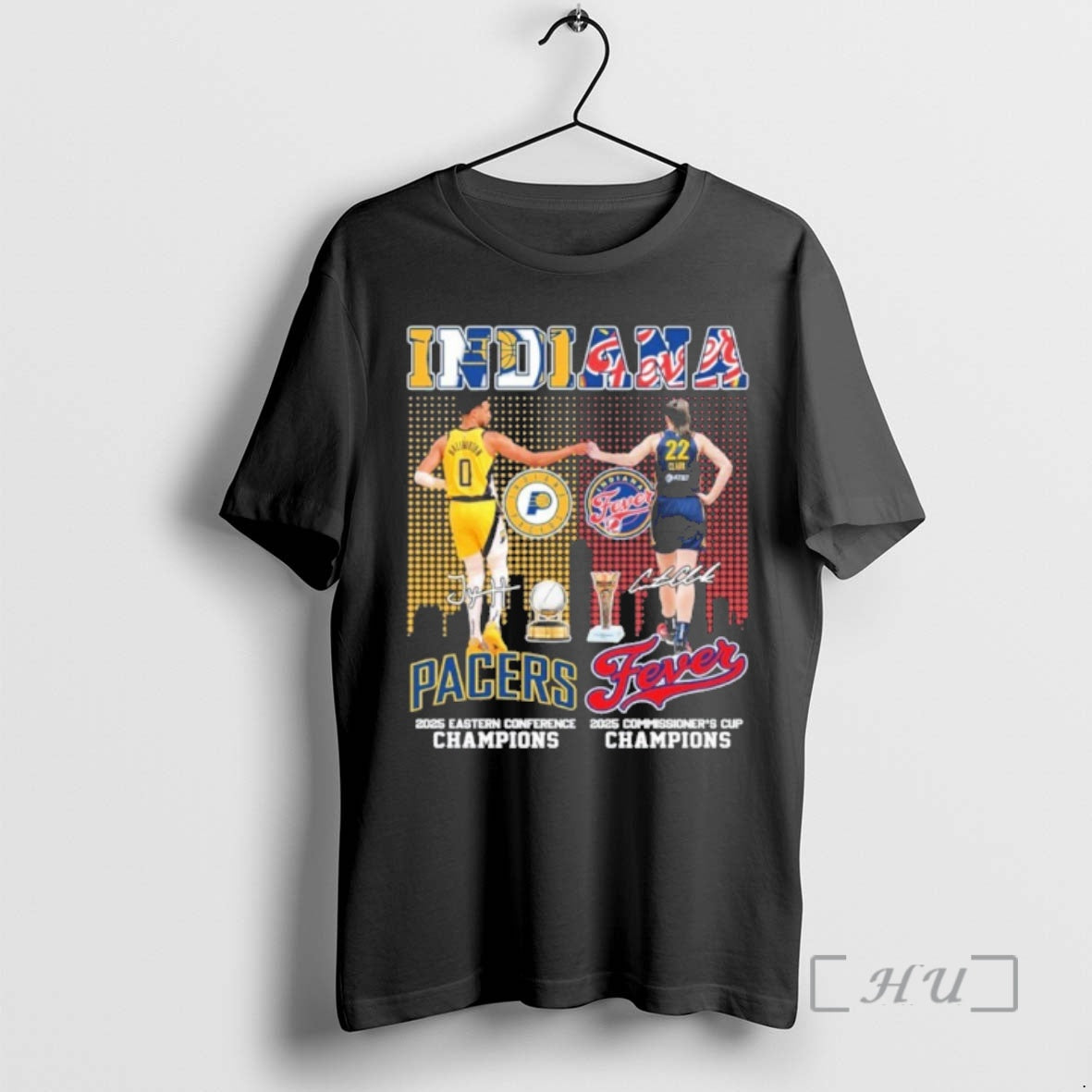 Officials Indianapolis Pacers 2025 Conference Champions And Indiana Fever 2025 Commissioners Cup Champions Premium