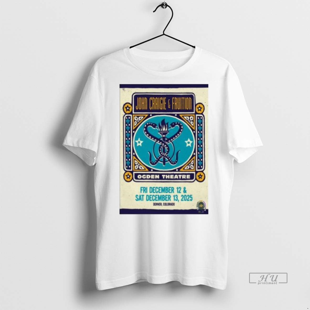 Officials John Craigie And Fruition At Ogden Theatre On Dec 12 13 2025 Graphic Tee