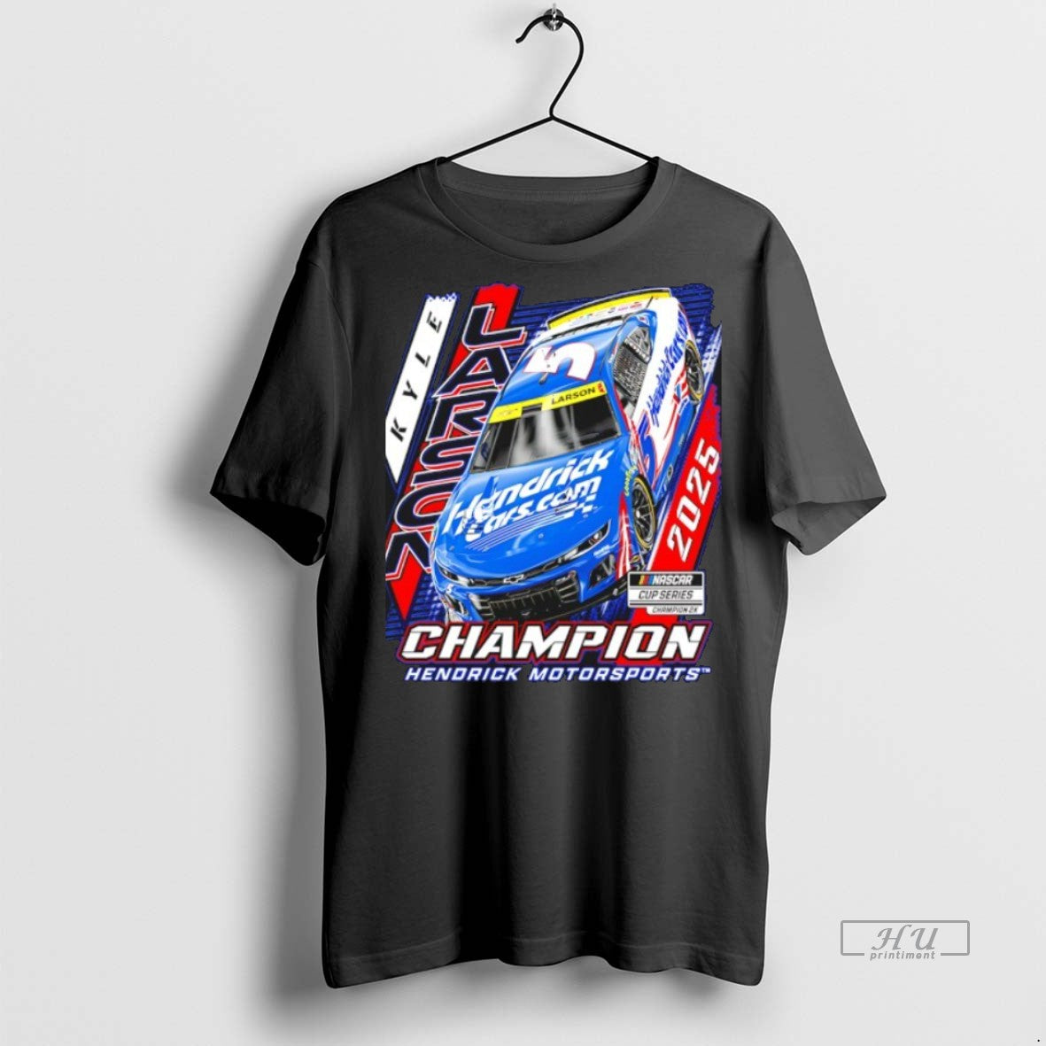 Officials Kyle Larson Hendrick 2025 Nascar Cup Series Champion Hendrick Motorsports Premium Tee Shirt Sweater