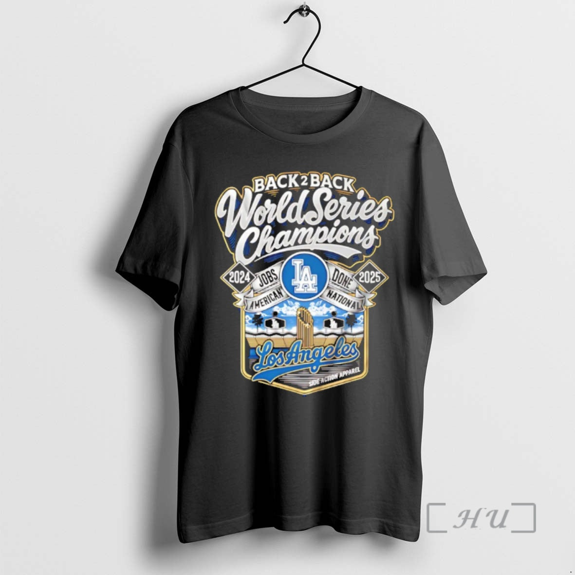 Officials La Dodgers 2024 2025 Back 2 Back Champions Jobs American Done National Premium