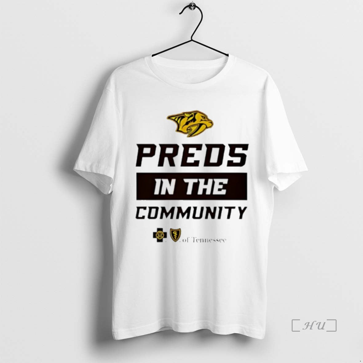 Officials Preds In The Community Nashville Predators Logo Premium T Shirt Sweater