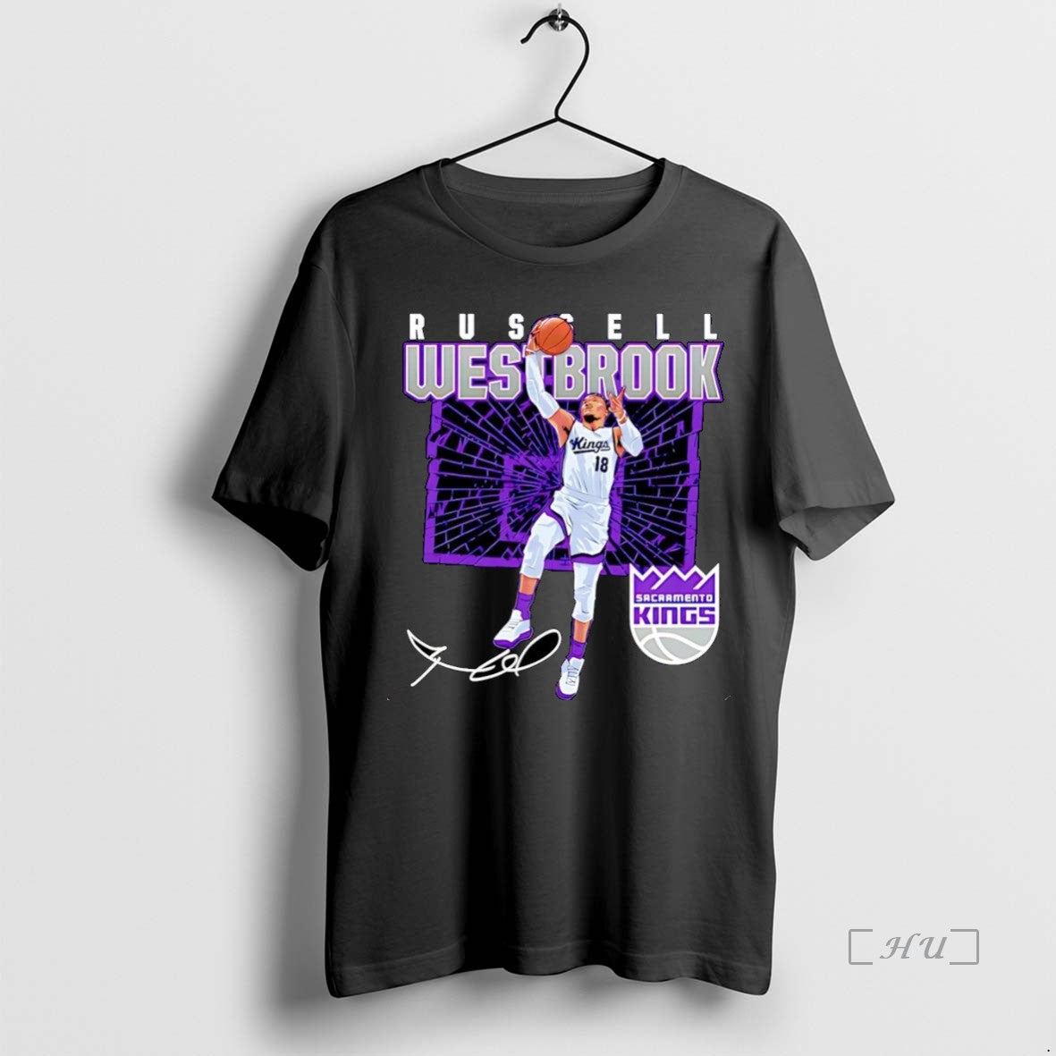 Officials Russell Westbrook Sacramento Kings Shattered Signature Christmas