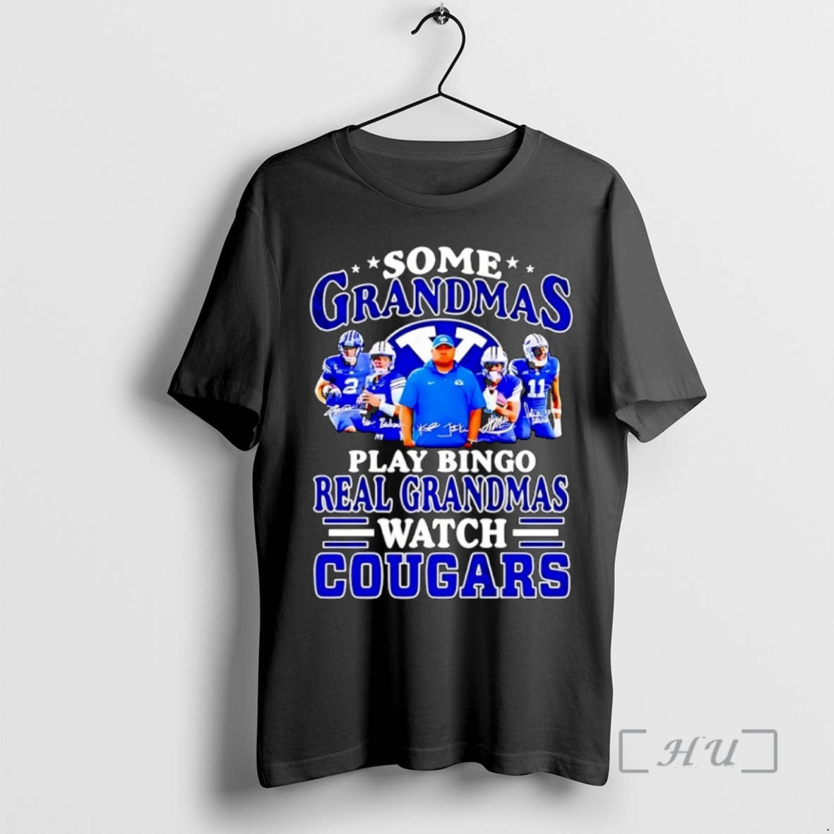 Officials Some Grandmas Play Bingo Real Grandmas Watch Cougars Signature Premium T Shirt Sweater