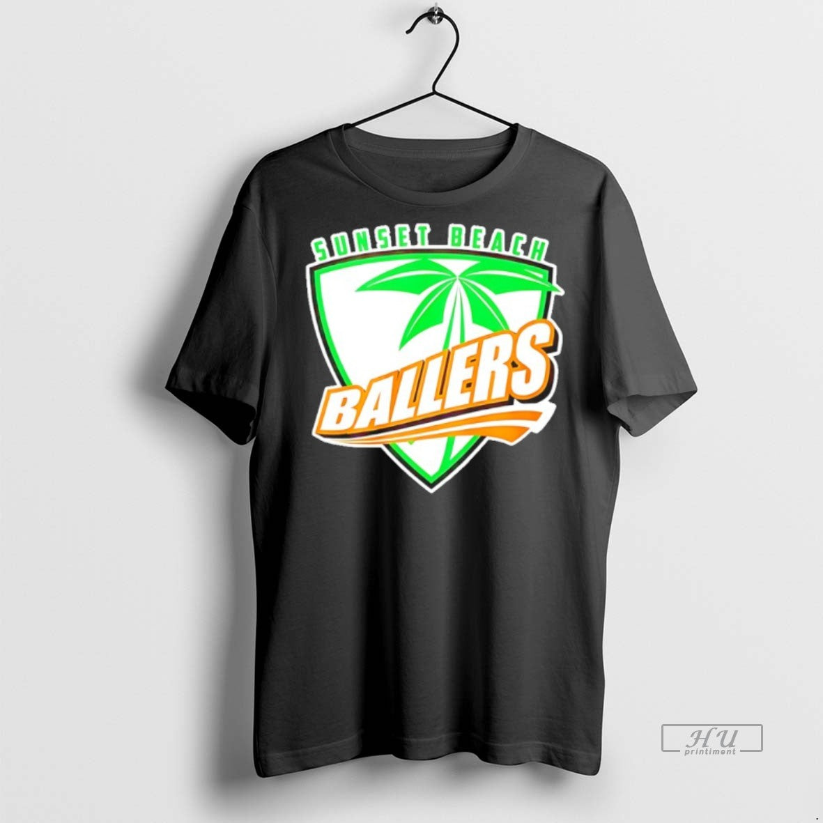 Officials Sunset Beach Ballers Logo Graphic Tee Shirt Sweater