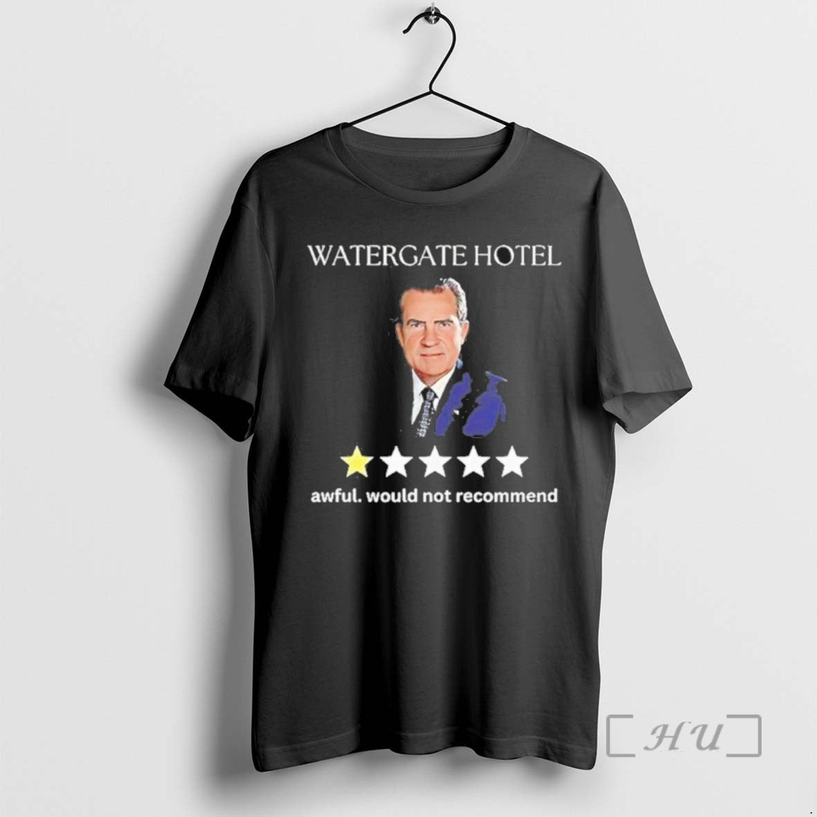 Officials Watergate Richard Nixon One Star Review Graphic