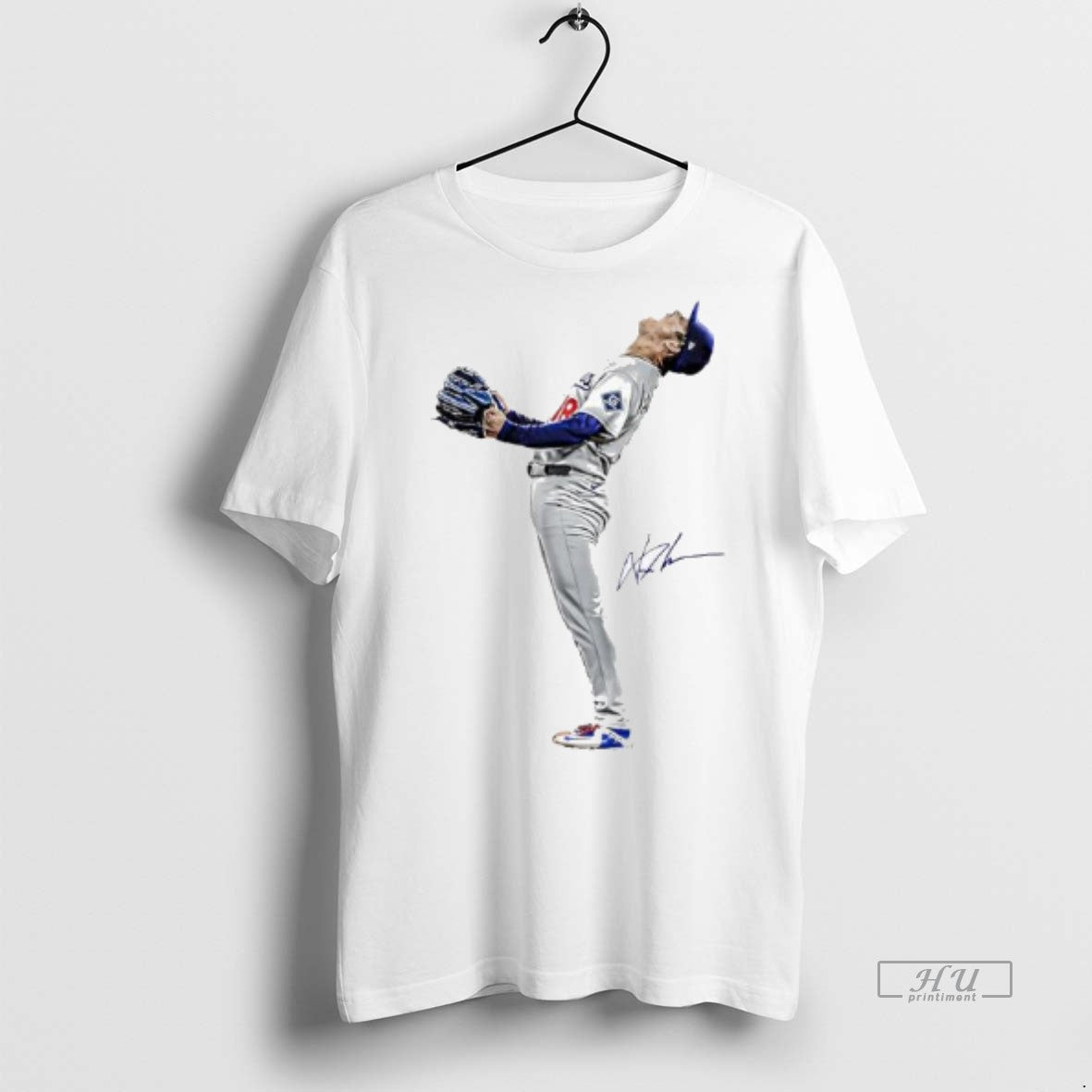 Officials Yamamoto Lights Out Dodgers Signature Collection Premium Tee Shirt Sweater
