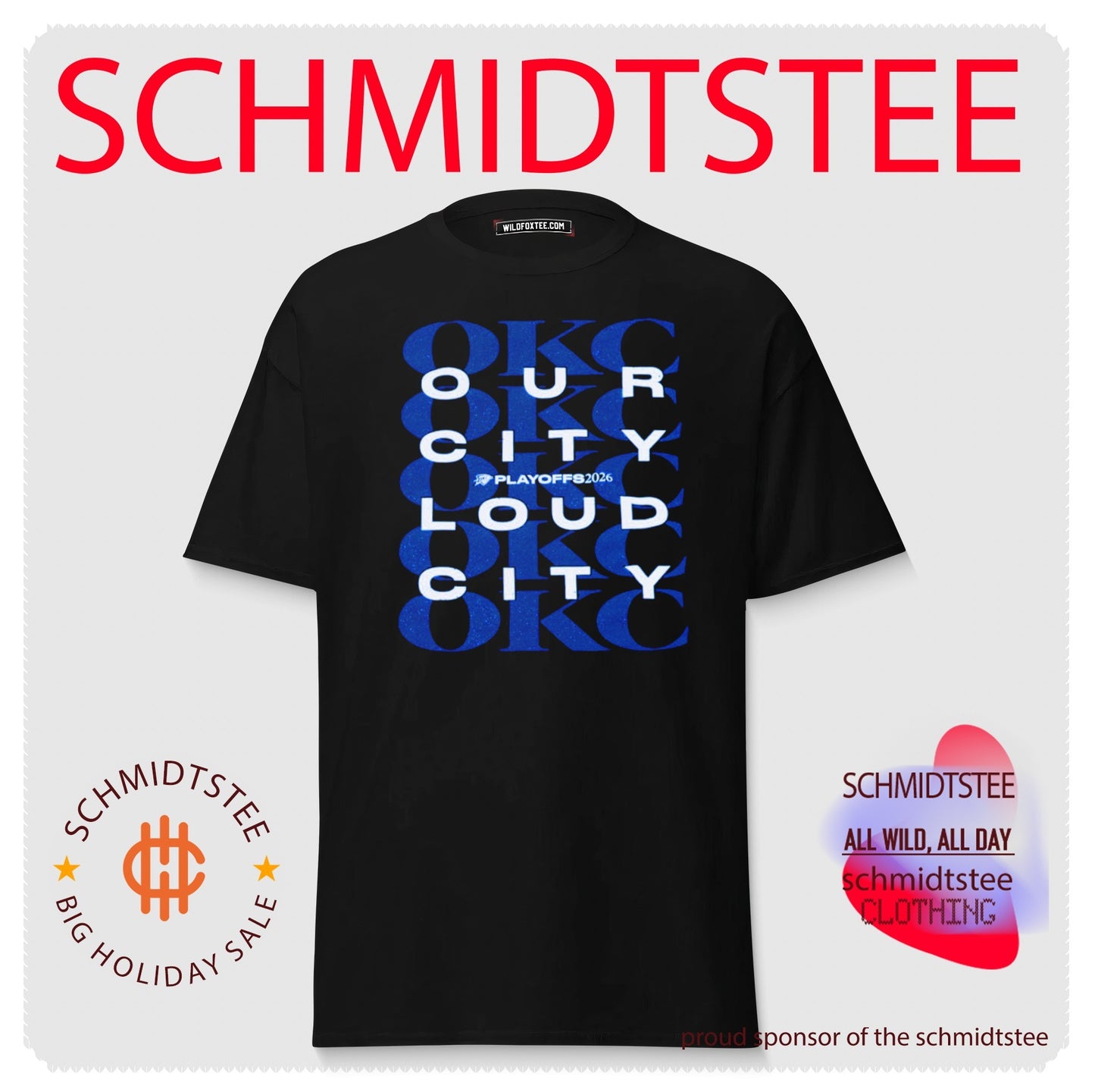 Oklahoma City Thunder Our City Loud City 2026 Playoffs shirt